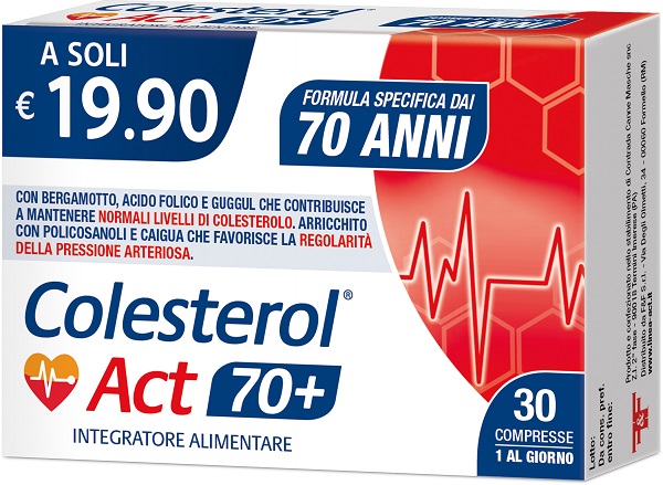 COLESTEROL ACT 70+ 30 COMPRESSE - FARMACIA33