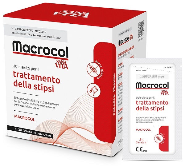 SANAVITA MACROCOL PLUS 20 BUSTINE DA 13,81 G - FARMACIA33