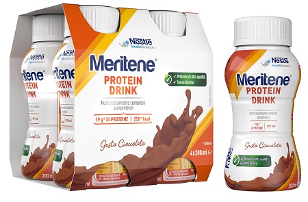 MERITENE DRINK CIOCCOLATO 4 PEZZI DA 200 ML - FARMACIA33