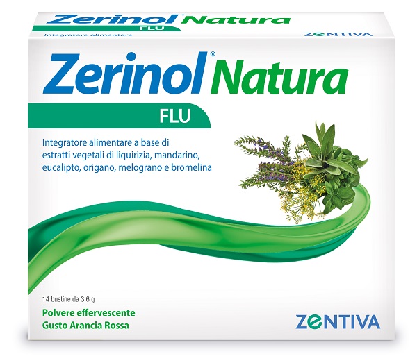 ZERINOL NATURA FLU 14 BUSTINE - FARMACIA33
