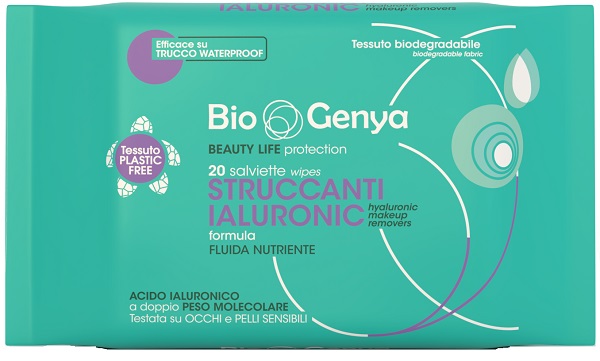 BIOGENYA STRUCCANTE SALVIETTINA IALURONICO 20 PEZZI - FARMACIA33