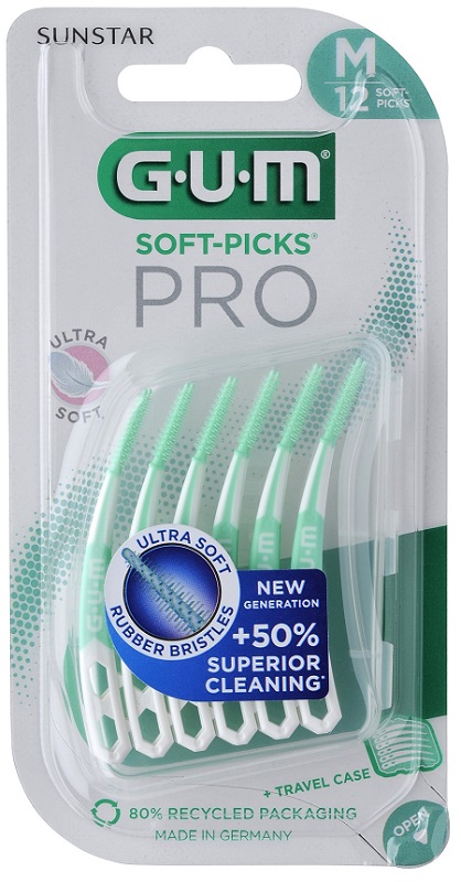 GUM SOFT PICK PRO MEDIUM 12 PEZZI - FARMACIA33