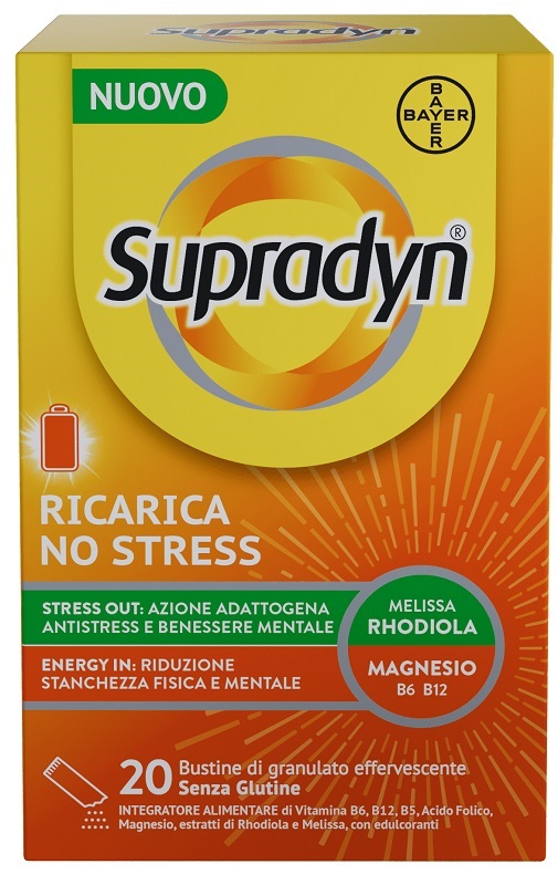 SUPRADYN RICARICA NO STRESS 20 BUSTINE - FARMACIA33