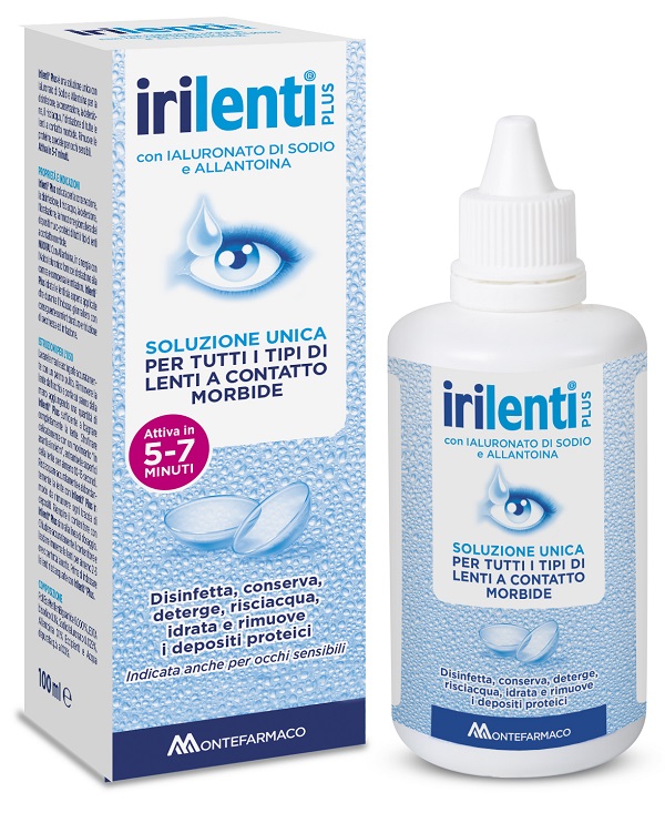 SOLUZIONE UNICA PER LENTI A CONTATTO IRILENTI 100 ML - FARMACIA33