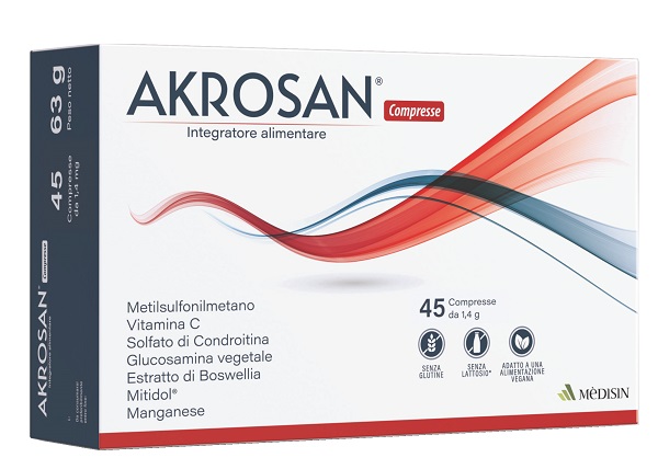 AKROSAN 45 COMPRESSE - FARMACIA33