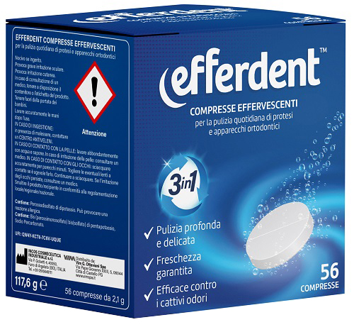 EFFERDENT 56 COMPRESSE EFFERVESCENTI - FARMACIA33