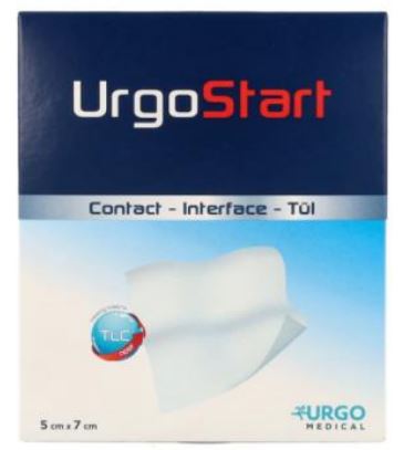 MEDICAZIONE NON ADERENTE URGOSTART CONTACT 5X7CM 3 PEZZI - FARMACIA33