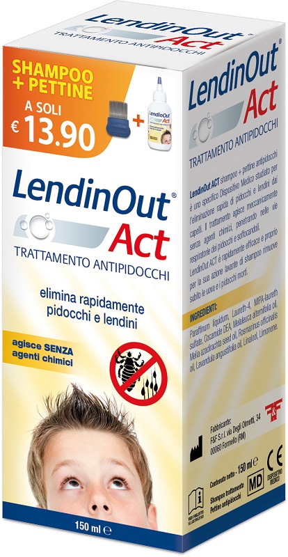 LENDINOUT ACT ANTIPIDOCCHI 150 ML - FARMACIA33