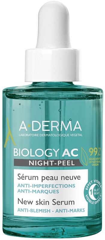 ADERMA BIOLOGY AC SIERO NIGHT PEEL 30 ML - FARMACIA33
