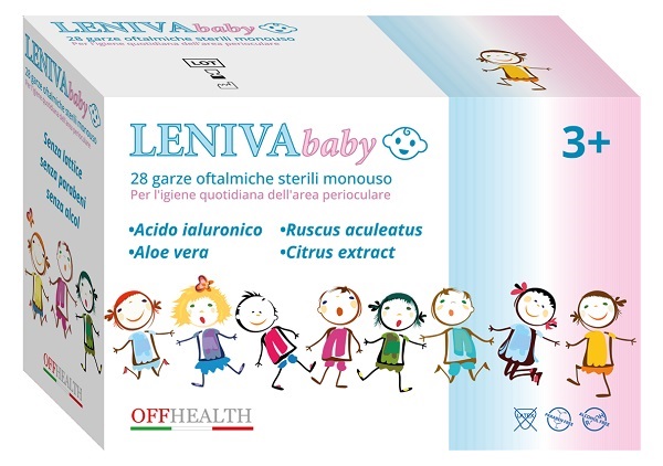 LENIVA BABY GARZE OFTALMICHE 28 PEZZI - FARMACIA33