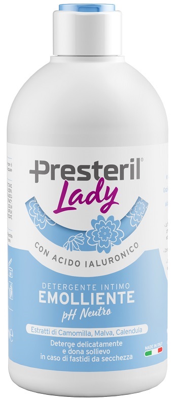 LADY PRESTERIL DETERGENTE INTIMO EMOLLIENTE/PH NEUTRO 500 M L - FARMACIA33