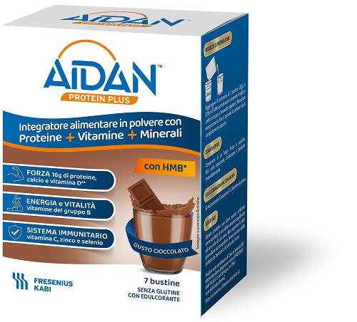 AIDAN PROTEIN PLUS CIOCCOLATO 7 BUSTINE - FARMACIA33