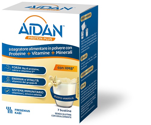 AIDAN PROTEIN PLUS VANIGLIA 7 BUSTINE - FARMACIA33