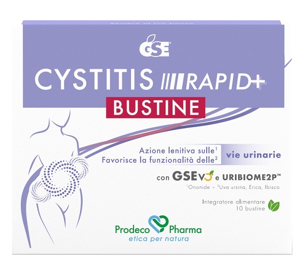 GSE CYSTITIS RAPID+ 10 BUSTINE - FARMACIA33