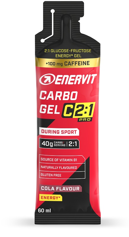ENERVIT C2 1 PRO CARBO GEL COLA CON CAFFEINA 60 ML - FARMACIA33