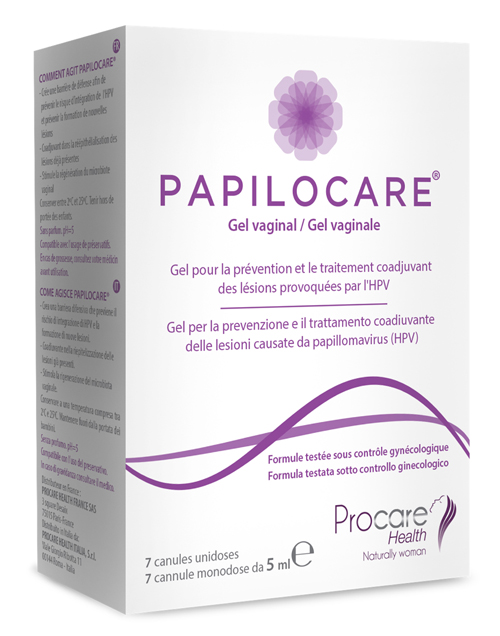 PAPILOCARE GEL VAGINALE 7 CANNULE MONODOSE X 5 ML - FARMACIA33