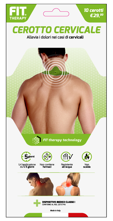 FIT THERAPY CEROTTO CERVICALE 10 PEZZI - FARMACIA33
