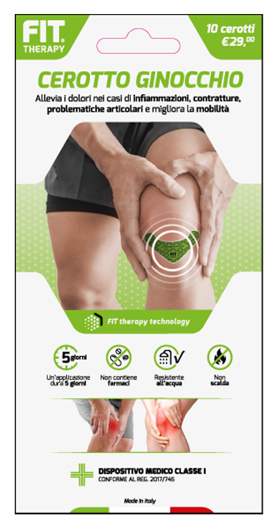 FIT THERAPY CEROTTO GINOCCHIO 10 PEZZI - FARMACIA33