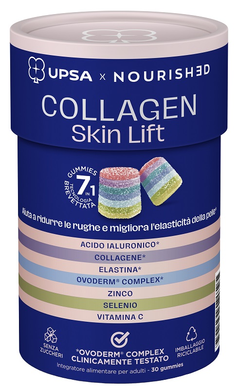 UPSA X NOURISHED COLLAGEN SKIN LIFT 30 GUMMIES - FARMACIA33