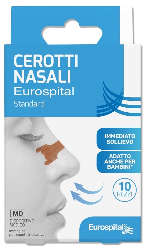 CEROTTI NASALI STANDARD 5,6X1,8CM 10 PEZZI - FARMACIA33