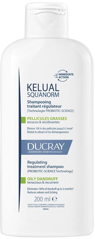 KELUAL SQUANORM SHAMPOO ANTI FORFORA GRASSA 200 ML - FARMACIA33