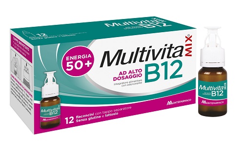 MULTIVITAMIX B12 12 FLACONCINI - FARMACIA33
