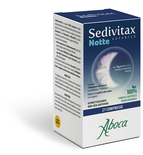 SEDIVITAX NOTTE ADVANCED 27 COMPRESSE - FARMACIA33