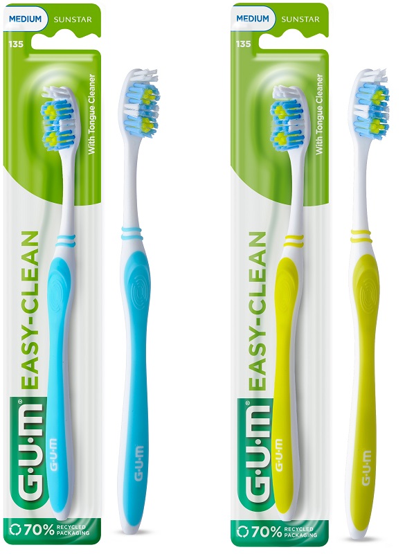 GUM EASY CLEAN TOOTHBRUSH - FARMACIA33