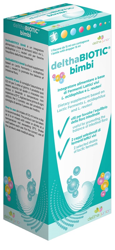 DELTHABIOTIC BIMBI GOCCE 15 ML - FARMACIA33
