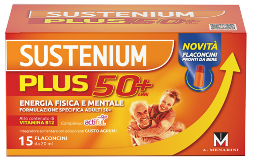 SUSTENIUM PLUS 50+ 15 FLACONCINI - FARMACIA33