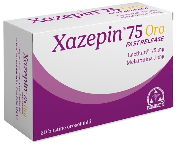 XAZEPIN 75 ORO FAST RELEASE 20 BUSTINE - FARMACIA33