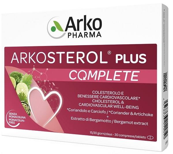 ARKOSTEROL PLUS COMPLETE 30 COMPRESSE - FARMACIA33